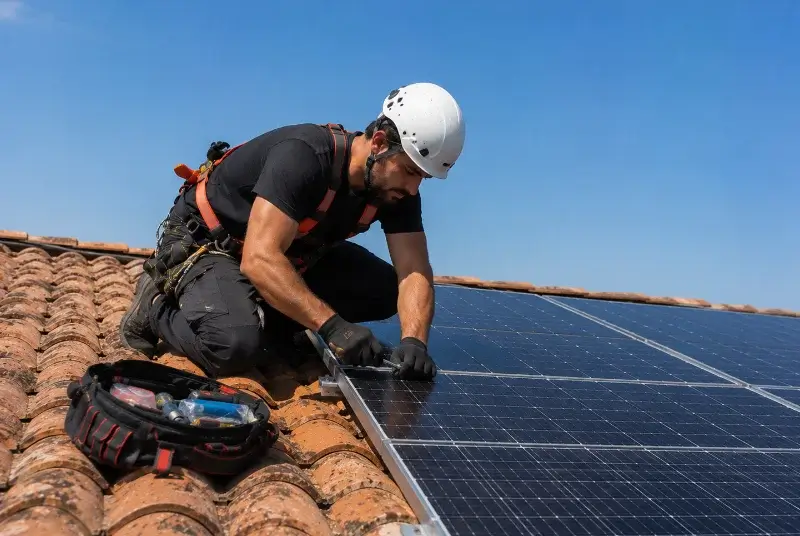 Maintenance et monitoring de panneaux solaires à Moussoulens