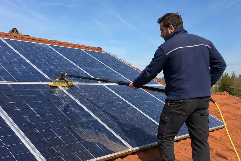 Nettoyage et entretien de panneaux solaires à Moussoulens